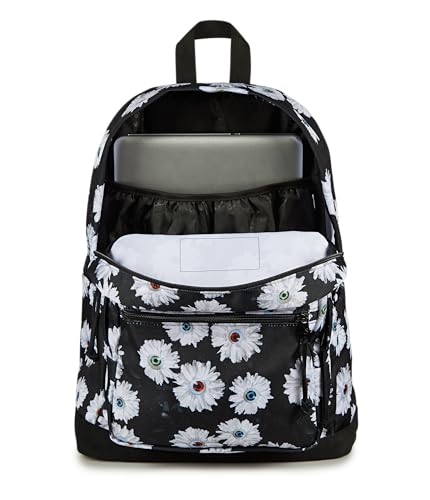 Image of JanSport Right Pack Backpack - Durable Daypack with Padded 15 inch Laptop Pocket, Eyeball Blossom, One Size