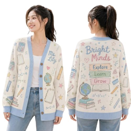 Personalized Teacher Cardigan