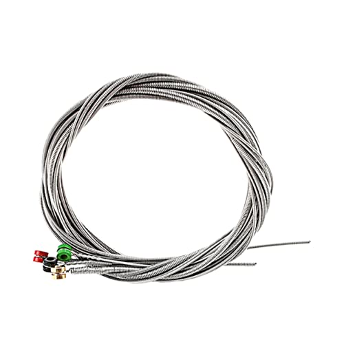 Vaguelly 1 Set Durable Stainless Steel Bass Strings with Colorful Heads Premium Music Wire for Superior Sound Quality and Performance for Bass Guitar Instrument Accessories