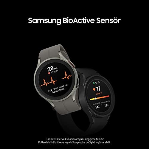 Samsung Galaxy Watch 5 Pro | 45 mm Akıllı Saat, Siyah (Samsung Türkiye Garantili) - Görsel 4