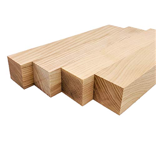 Ash Lumber Square Turning Blanks (4Pc) (2" X 2" X 12") #TOP1