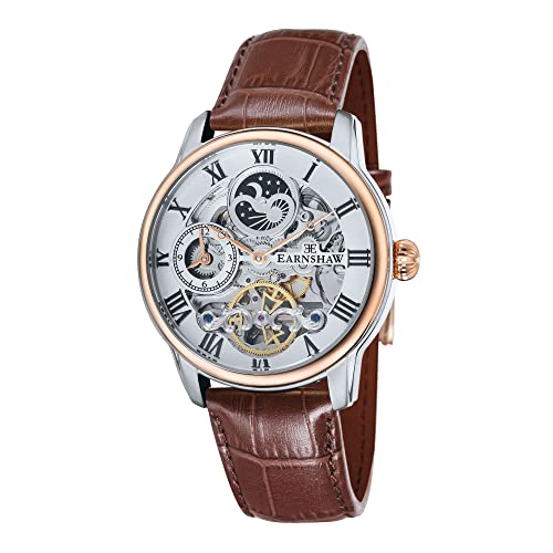 Thomas Earnshaw Longitude ES-8006-03, Orologio da Polso Analogico da Uomo, Cinturino in...