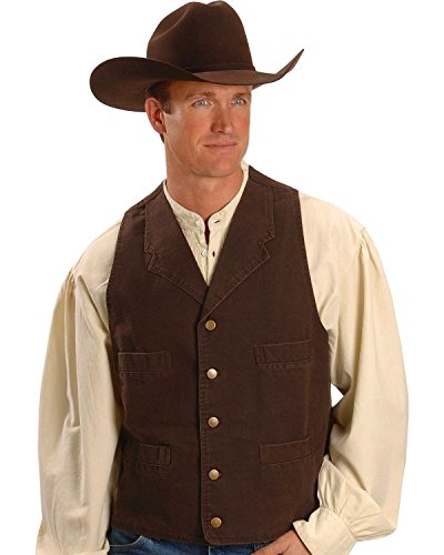 Rangewear By Scully Men's Rangewear Walnut Frontier Vest Walnut X-Large #TOP1