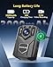 SYDYAM 256GB 2K Body Camera, 8-12H Video Recording IP67 Waterproof Body Cameras with Audio and Video Recording, Body Cam for Police Hiking Meeting Security Guard Daily Patrol