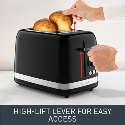 T-Fal Tefal Black Collection 2-Slot Toaster, 7 Browning Levels thumbnail 4