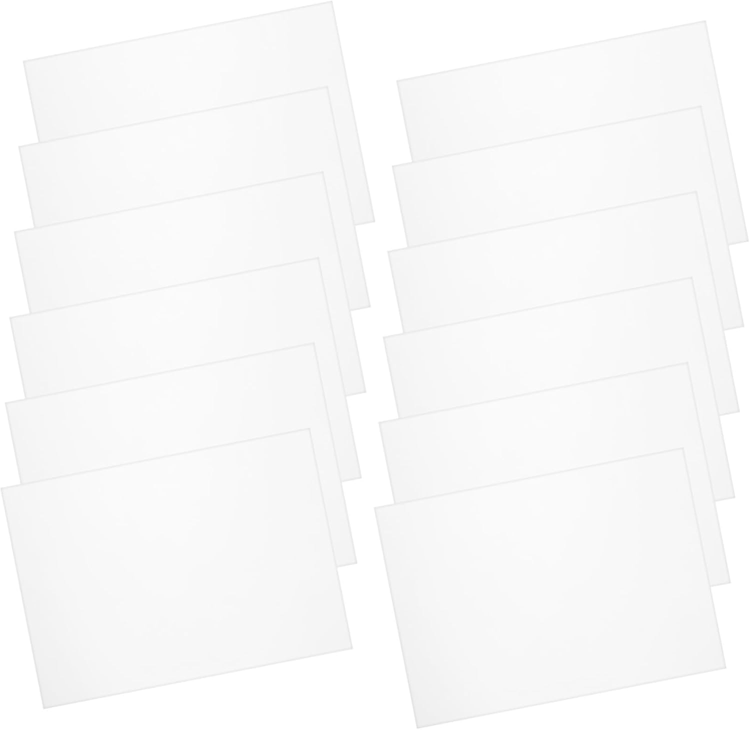 Uonlytech 50pcs DIY Craft Cardstock Paper Versatile Drawing Supplies for Art Projects Scrapbooking and Card Making for Teens and Family Activities