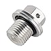 Produktbild H2Racing Motor M14 x P1.5 Magnetisch Ölablassschraube Schrauben für Yamaha FZ-07 FZ1 Fazer YZF-R1/R6/R7 FZ6/R MT-01,DRAGSTAR1100,Virago 1000/535/700/750 XJ550 XJ6F/S,YZF1000R,XJR1200,TDM850/900