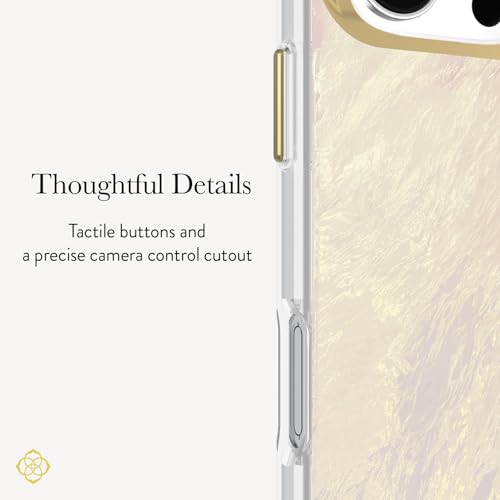 Kendra Scott iPhone 16 Pro Case - MagSafe Phone Case - Ivory Pearl by Kendra Scott - Used condition - Image 2