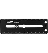 Haoge 120mm Multi-Purpose Long Quick Release Extender Rail Sliding Plate for Camera Tripod Ballhe...
