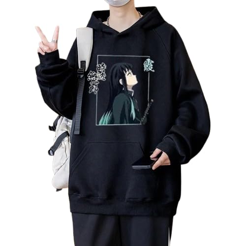 Unisex Hoodie Muichiro Tokito Hoodies Women Japanese Aesthetic Streetwear Y2k Aesthetic Hoddies Women Gothic Pulls
