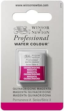 Winsor & Newton Half Pan Professional Water Colour - Quinacridone Magenta