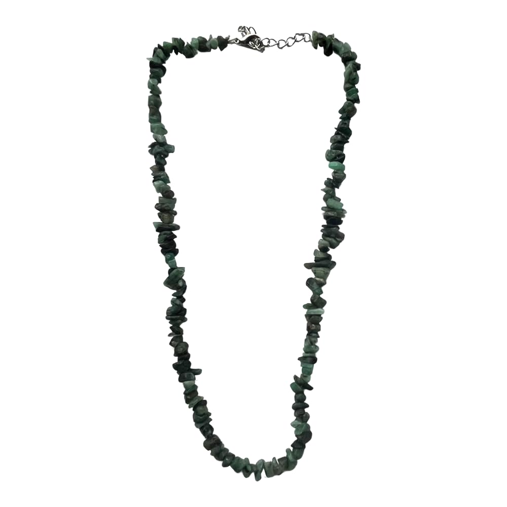 VIE Gemstone Chips Necklace, Emerald