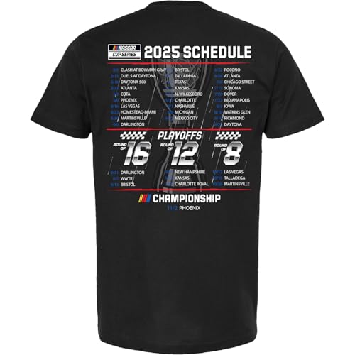Camiseta Ross Chastain de NASCAR para lucir el calendario 2025 en el circuito o con amigos 2
