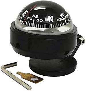 Lizipai Compass for Car Dashboard, Portable Compass Compact Ball, Dashboard Stand Compass