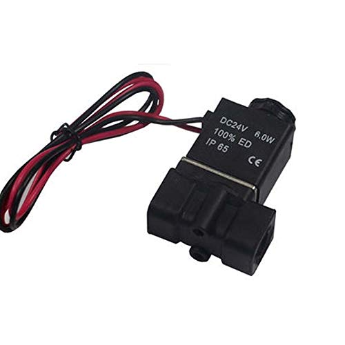 Válvula neumática de agua aire aceite 12V DN6 con rosca plástica G NPT 4