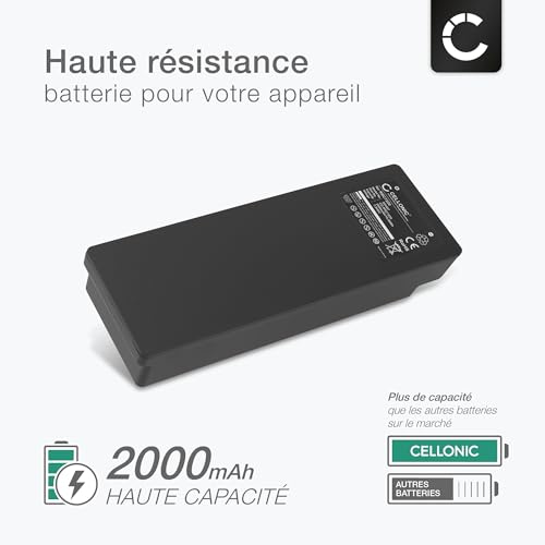 Batterie Scanreco Mini 592 590 bloc alimentation 7.2V CELLONIC - 2