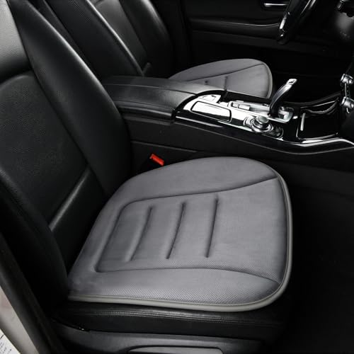 KAYI Car Seat Cushion, Memory Foam Car Seat Cushion, Relieve Tailbone Pain, Anti-Slip Bottom Car Seat Cushions for Driving, Suitable for Car and Office Chairs (Grey)