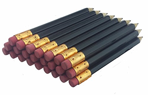 48 lápices EZPENCILS & GIFTS HB 2B grafito negro miniatura 2
