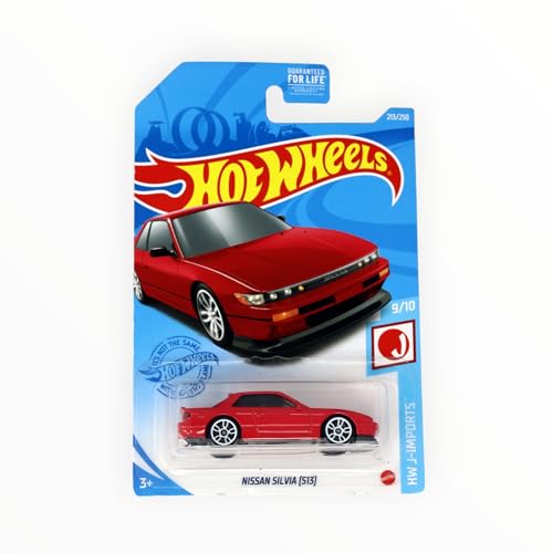 Hot Wheels Nissan Silvia S13 rojo 1:64 scale miniatura 2
