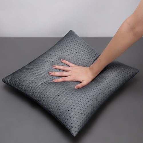 Image of LA VERNE Luxury Premium Cloth Microfibre Blown Technology Filled Cushion Filler Pack of 5 (16 inchX16 inch) (Gray)