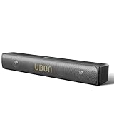 UBON Badshaah 20W BT Soundbar with 10 Hours Playtime | Bluetooth 5.3 & USB Connectivity | 2000 mAh Battery | 2X Bass (Black)