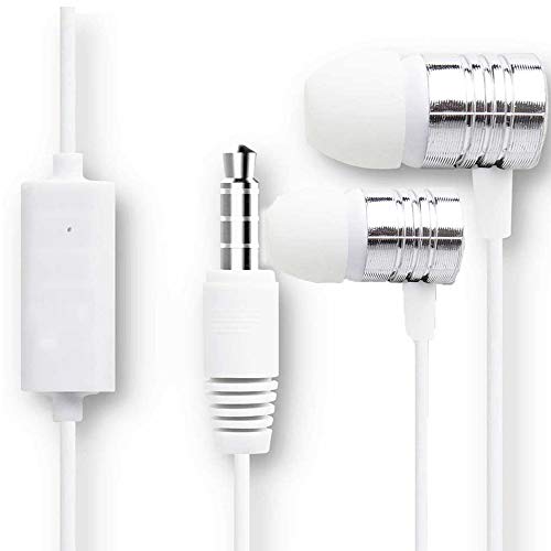 weutop Stereo binaural Earphones Wired Microphone with Closed Canal Type ...