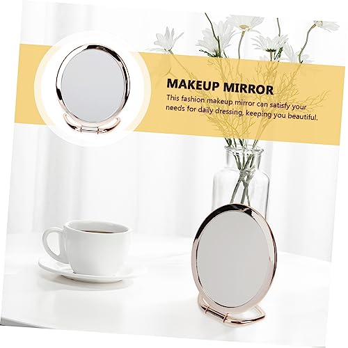 Fomiyes 1Pc Vanity Mirror Desk For Office Mirror For Makeup Desk Wall Mounted Table Makeup Mirror Desktop Makeup Mirror Portable Folding Mirror Fashion Cosmetic Mirror Makeup Table Mirror #TOP7