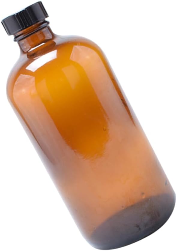 STOBAZA 4Pcs Brown Glass Storage Jars with Lid Multifunction Sealing Honey Pots Environmental Friendly Kitchen Glass Bottles for Jam and Honey Storage