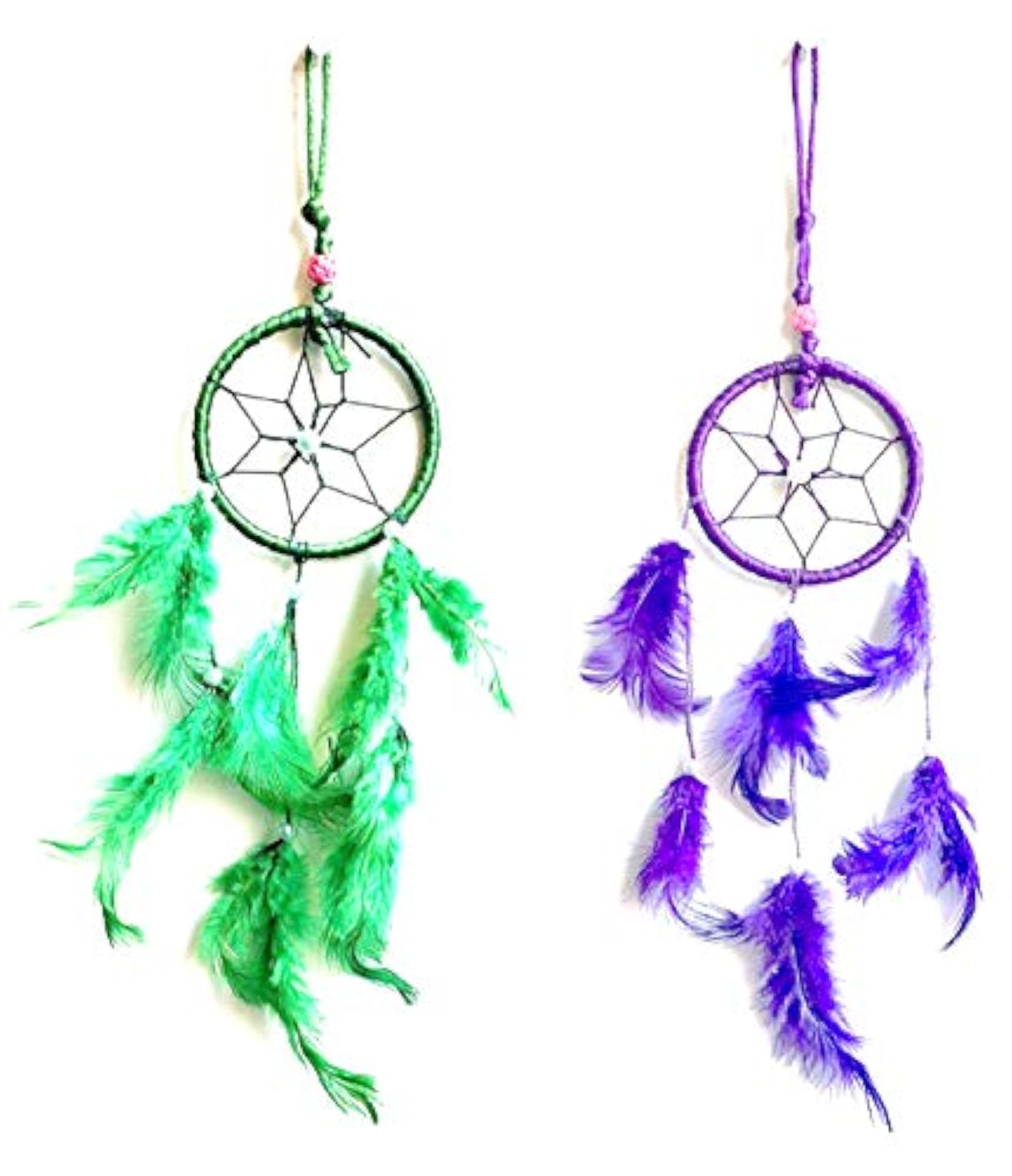 Decorative Dream Catcher for Wall Hanging and Car, Pack of 2