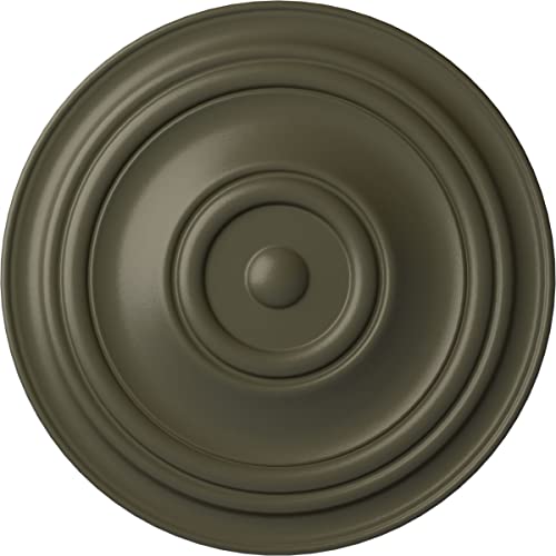 31 1/2"OD x 2 1/2"P Traditional Ceiling Medallion (Fits Canopies up to 8 1/4"), Hand-Painted Witch Hazel