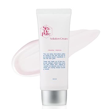 SOLUTION CREAM - Deep Hydrating & Soothing Face Cream for Sensitive Skin - Moisturizing Anti-Aging Skincare Treatment 60mL 2.03 fl oz