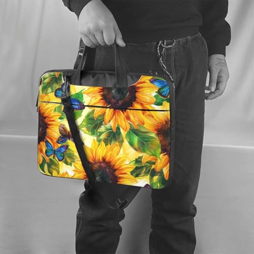 Bolso para portátil impermeable azul con diseño miniatura 2