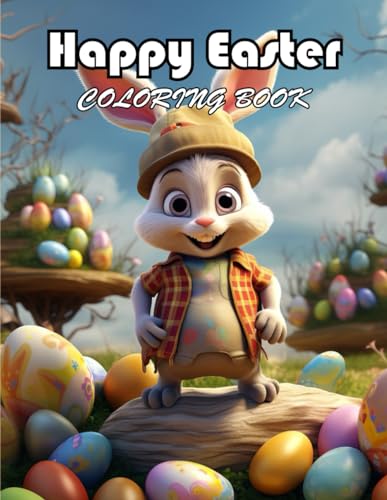 Happy Easter Coloring Book for Kids: A Journey of Color for All Ages