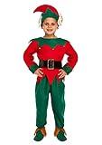 krippe groß buchholz Filz Outfit, Handwsche Islander Childs Fashions ELF Weihnachten Spielen verkleiden Kinder Weihnachten Krippe Pantomime Party Kleid Elf 10-12 Jahre (gro�)