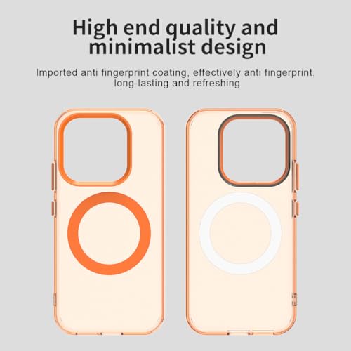 Image of for Xiaomi 17 Case Magnetic Case Anti Drop Hybrid Phone Back Cover - Orange