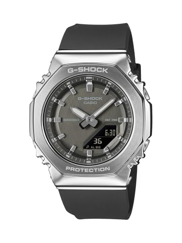 Casio G-Shock GM-S2110-1A1CR Octagonal Analog-Digital Black Watch