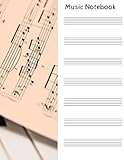 Music Notebook: Blank sheet music notebook to be used as music manuscript. 7 Staves per pages. (Music Books)