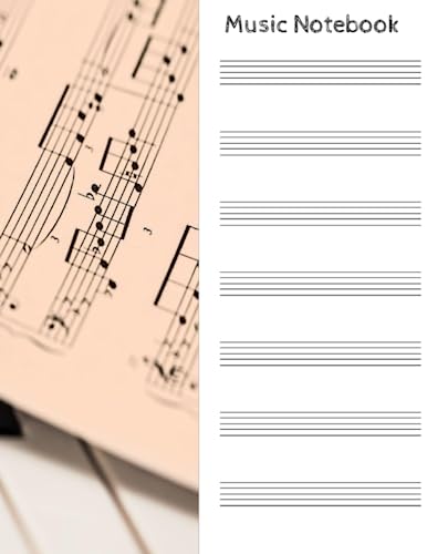 Music Notebook: Blank sheet music notebook to be used as music manuscript. 7 Staves per pages. (Music Books)