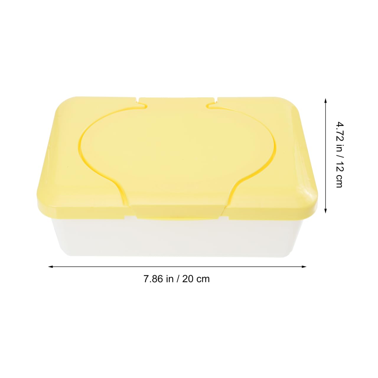 BESTOYARD Boîte À Lingettes Bébé Rechargeable Porte-Lingettes Bébé Portable Distributeur pour Lingettes Humides Rangement pour Crèche Poussette Bureau Lot De 3 7.87 X 4.72 X 2.76 in