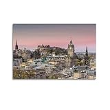 YiXong Poster d�coratif sur toile de paysage d'�dimbourg - Impression d'art moderne pour chambre � coucher - 30 x 45 cm