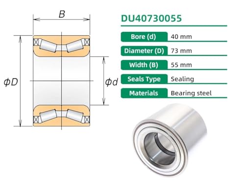 Roulement DU40730055 robuste pour la sécurité de votre utilitaire sur route