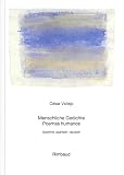 Vallejo, César - Werke / Menschliche Gedichte /Poemas humanos: Gedichte