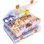 2pcs 36 Grid Clear(b)
