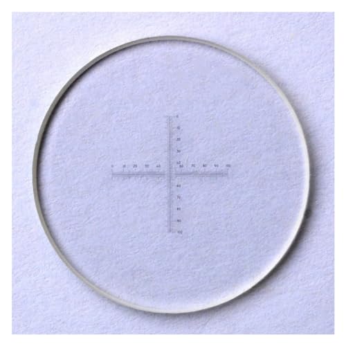 顕微鏡キット C7 0.1 ミリメートルユニバーサルマイクロメーター顕微鏡区切り線レチクル顕微鏡ステージスライド 顕微鏡レンズアダプター(1PCS Diameter 24mm)