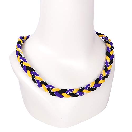 MapofBeauty 22 Inch 3 Rope Special Sport Nylon Braided Rope Three Color Necklace3