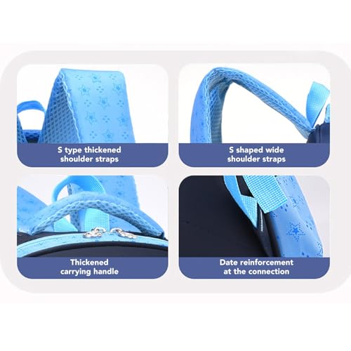 Mochila Infantil Space Dragon para Meninos e Meninas, Mochila Leve para Escola Primária Infantil Com