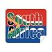 South Africa Country Flag Name Cleaning Cloth Screen Cleaner 2pcs Suede Fabric