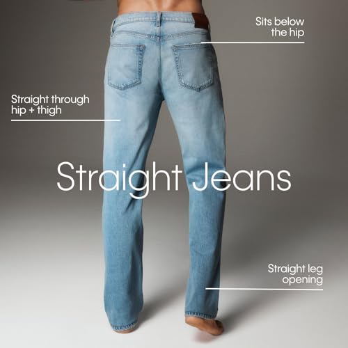 Image of Calvin Klein Men's Straight High Stretch Jeans