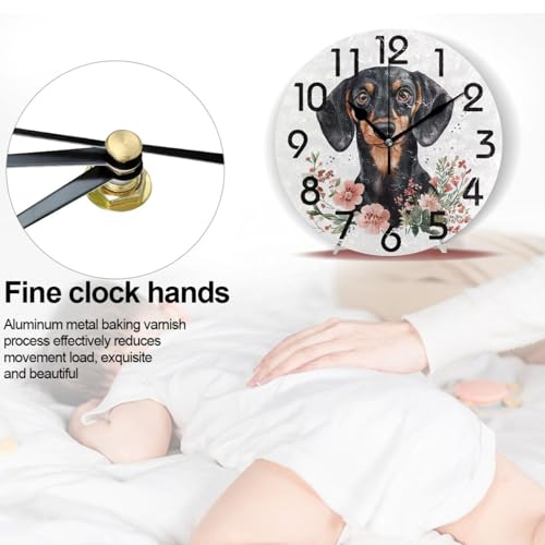 Reloj de Pared Redondo 10 Pulgadas Silencioso Analógico miniatura 4