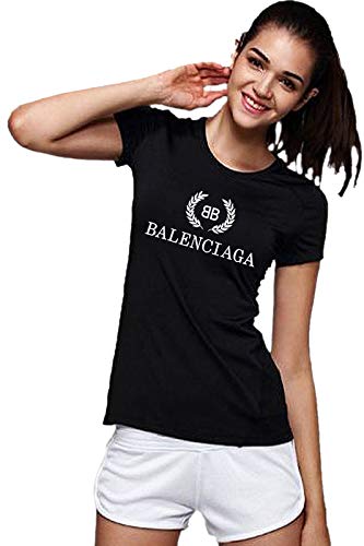 WorkshopGraphic Printed T-Shirt for Women | Funny Quote Balenciagaa tees | English Slogan Stylish T Shirt | Round Neck Tees | 100% Cotton T Shirts | Half Sleeve Office tees